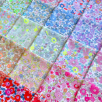 A special collection of 36 rare, discontinued, vintage and bespoke Betsy prints in every colour of the rainbow. The pack includes a variety of highly sought-after bespoke, neon, and metallic glitter fabrics.