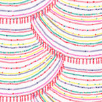 This stunning rainbow necklace chain print was designed by beloved children's illustator Quentin Blake for Liberty's SS2011 collection.