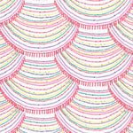 This stunning rainbow necklace chain print was designed by beloved children's illustator Quentin Blake for Liberty's SS2011 collection.