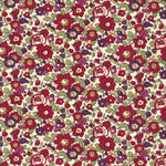 This is a rare Betsy Mini from Liberty Japan 2007's collection, with flowers in rich wine red and eggplant purple.