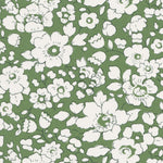 An Australian exclusive Betsy Boo that contrasting crisp white flowers on a soft sage green background.