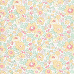 This delicious Betsy is a Liberty Japan exclusive colourway called Orange Sorbet. It has sweet pastel shades of yellow, orange, pink, and green.