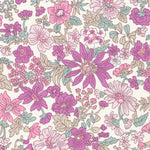 A Japanese exclusive colourway of the underrated Liberty floral Emily print, in swirling hues of pink and taupe.