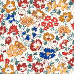 A fun print in fall colours called "Spring Meadow" from Liberty's 2018 collaboration with Hello Kitty. This exclusive collection was available only in Japan, and is now out of print. 