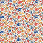A fun print in fall colours called "Spring Meadow" from Liberty's 2018 collaboration with Hello Kitty. This exclusive collection was available only in Japan, and is now out of print. 