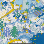 What a cute print! This Liberty fabric was created to commemorate Hello Kitty's 45th anniversary and was a Japan-exclusive release.