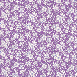 This Maddsie colourway from Liberty Japan's 2009 collection has pretty hand-drawn white flowers on violet purple background.