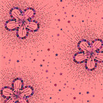 This star-studded Liberty pattern features hand-painted sequin flowers scattered across a pink background, inspired by flapper dresses of the 1920s.

Please note the fabric is printed and not embellished with actual sequins.