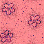 This star-studded Liberty pattern features hand-painted sequin flowers scattered across a pink background, inspired by flapper dresses of the 1920s.

Please note the fabric is printed and not embellished with actual sequins.